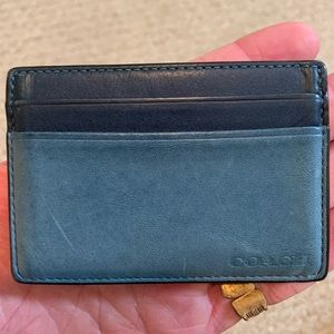 Coach Leather Card Case